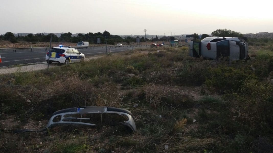 aparatoso accidente Diario de Alicante