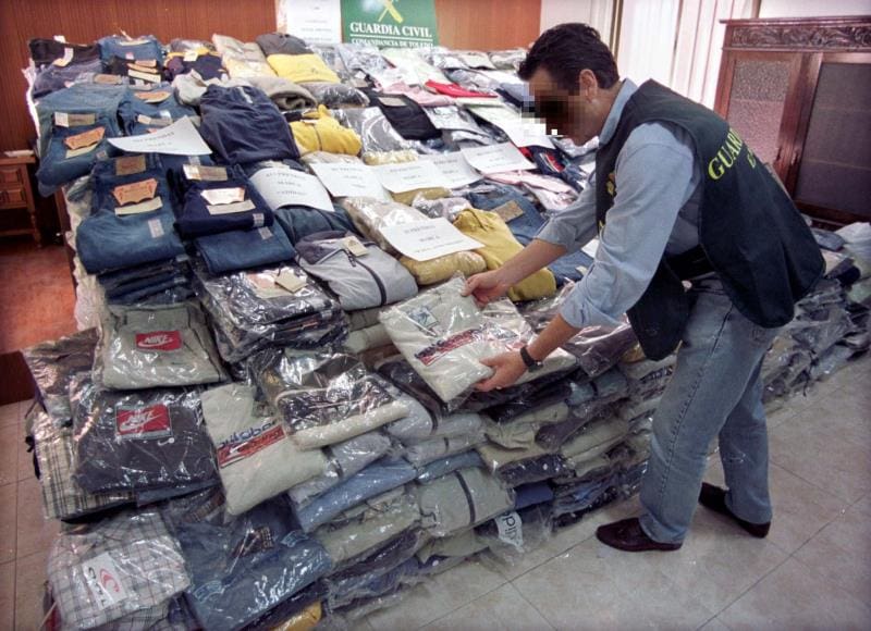 prendas falsificadas