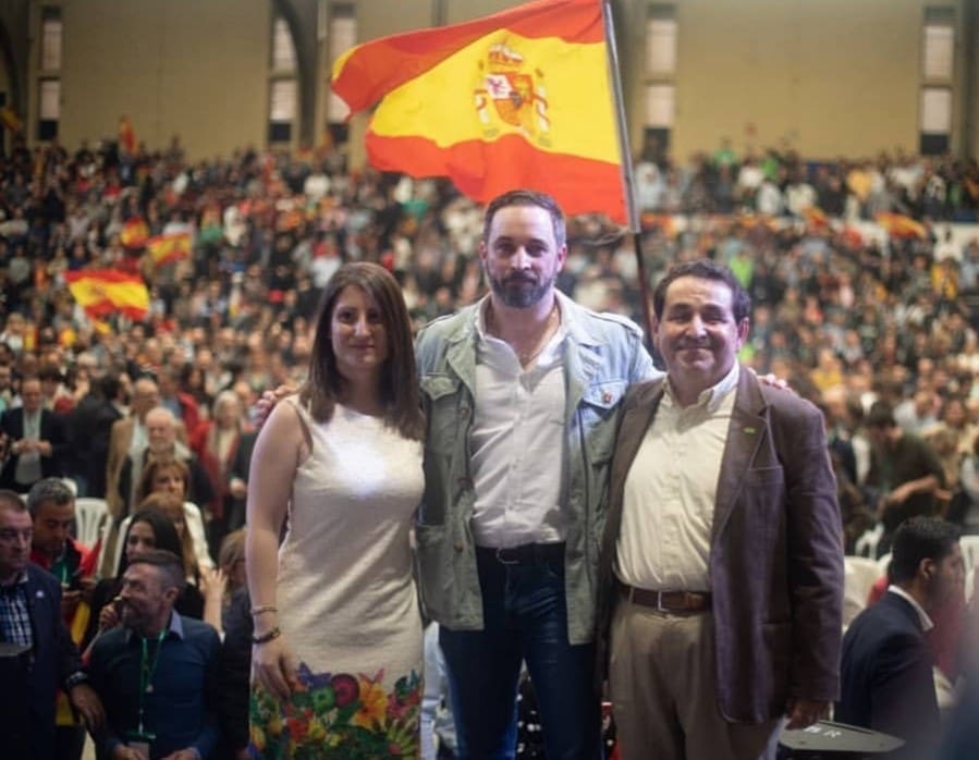 Abascal en el Pitiu Rochel junto a Ana Vega y Manuel Mestre / @santi_abasca