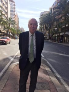 García-Margallo en la avenida Alfonso El Sabio de Alicante / PP Alicante