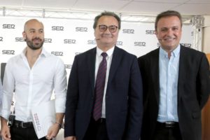 Xaxi Lopez, Sanguino y Bellido en el debate electoral de la Ser /SER Alicante