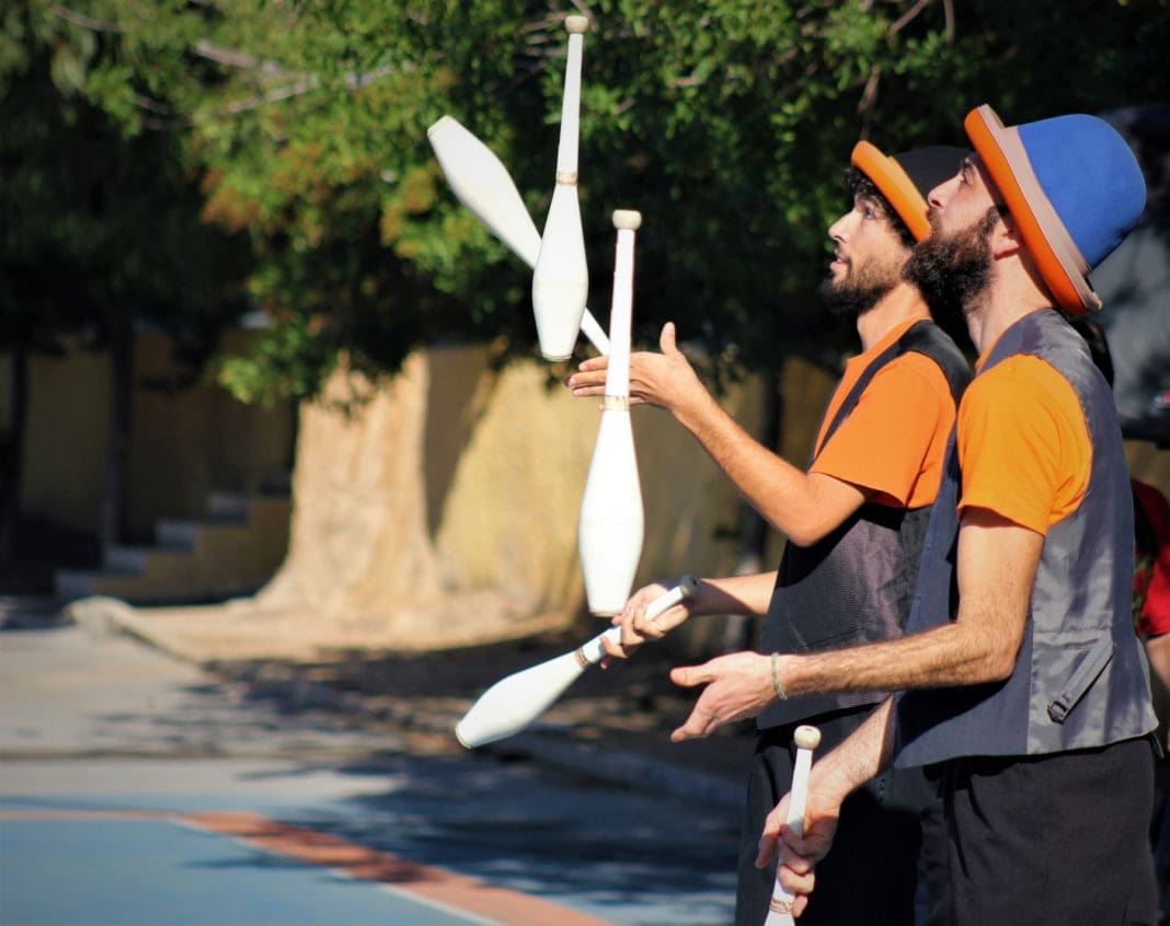 Taller técnicas de circo del IAC