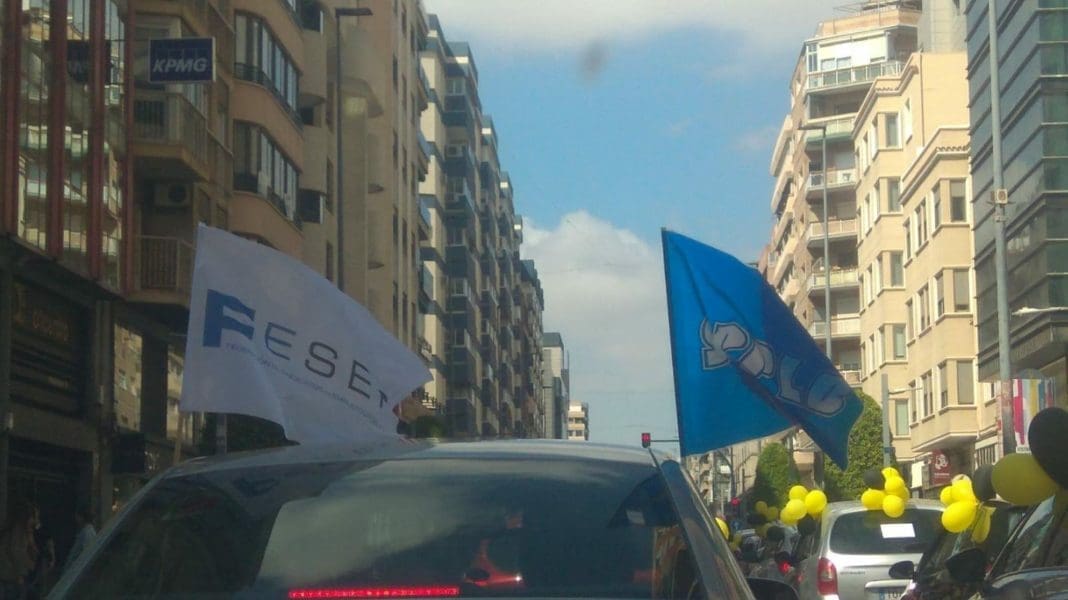 Caravana de protesta por el fraude de ley