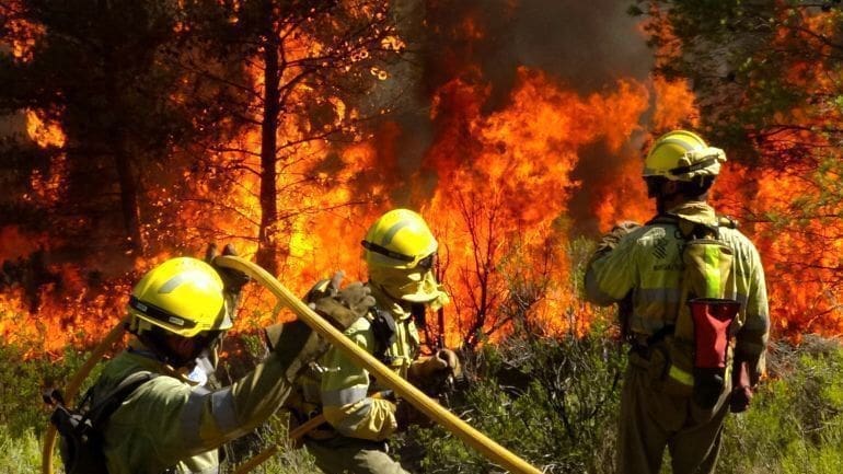 Bomberos forestales de Alicante (Imagen: EMAD)