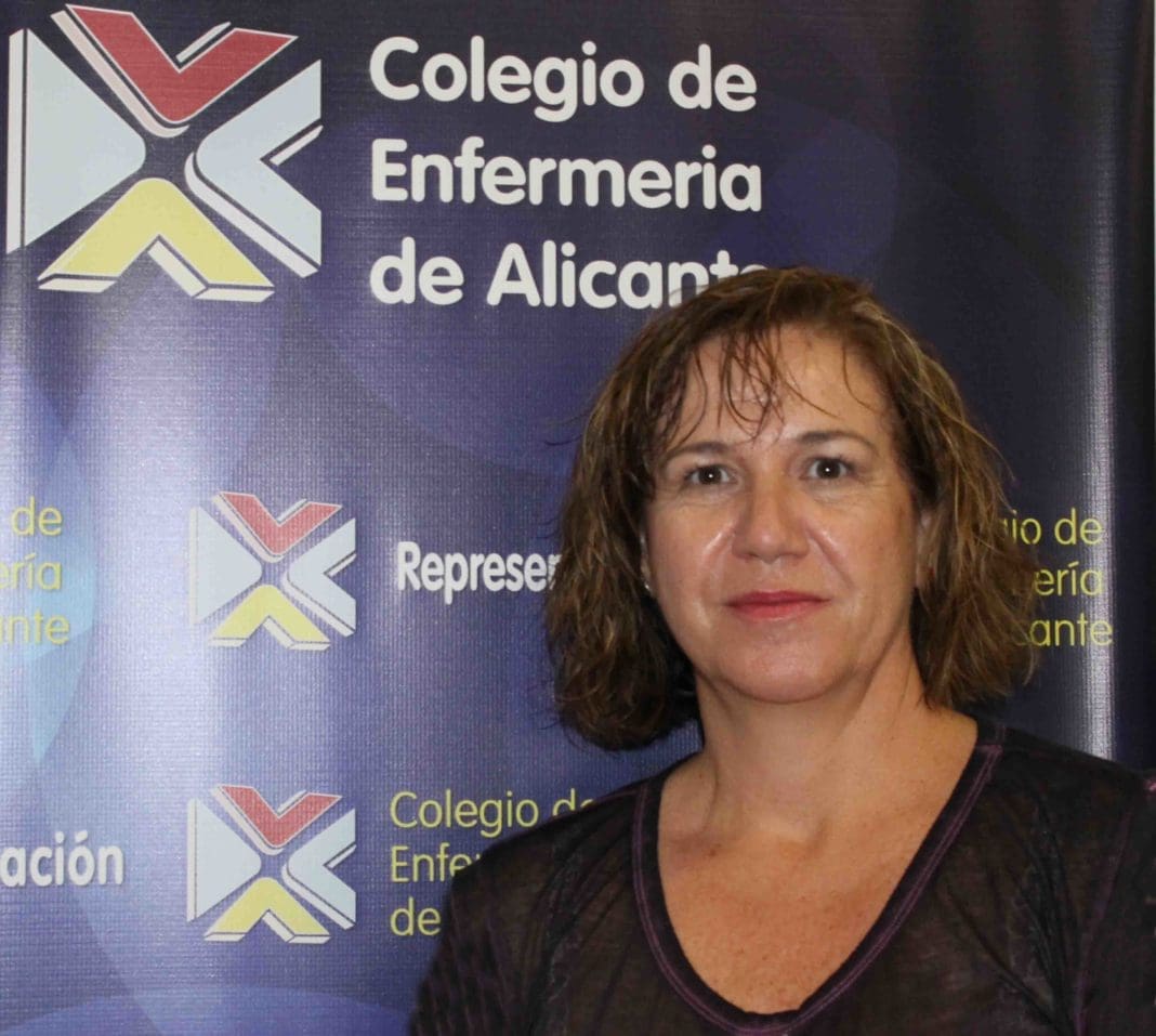 Montserrat Angulo, presidenta Colegio Enfermería Alicante