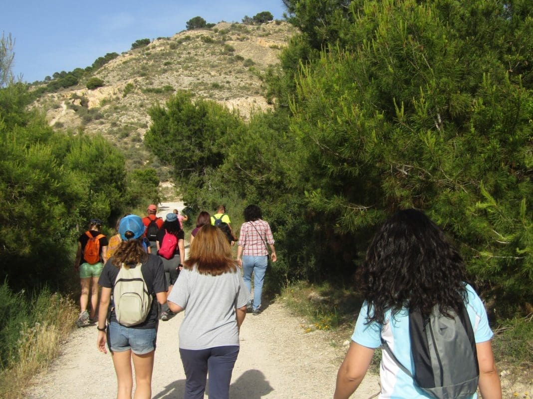 Salida del programa Senderos de Primavera Alicante