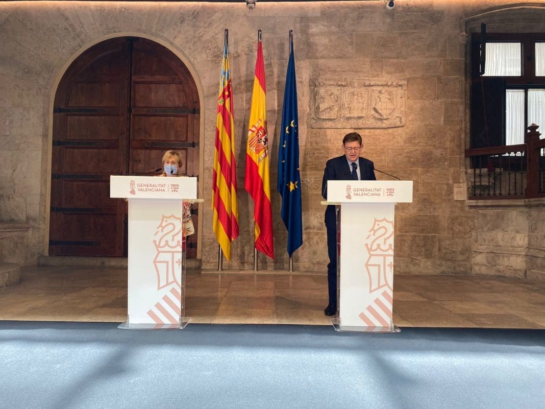 ximo puig en el palau de la generalitat