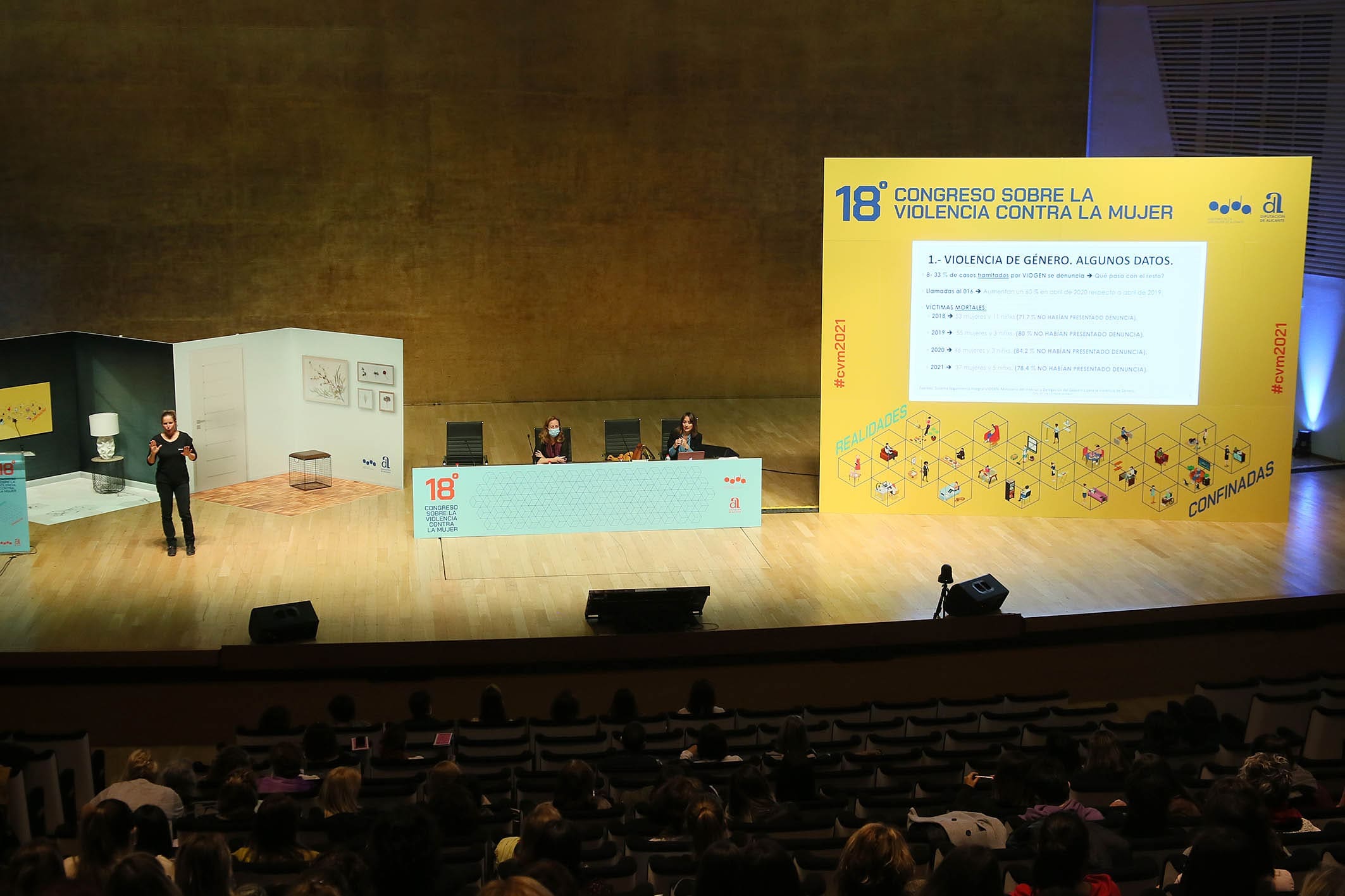 El Congreso sobre la Violencia contra la Mujer reúne en el ADDA a medio ...