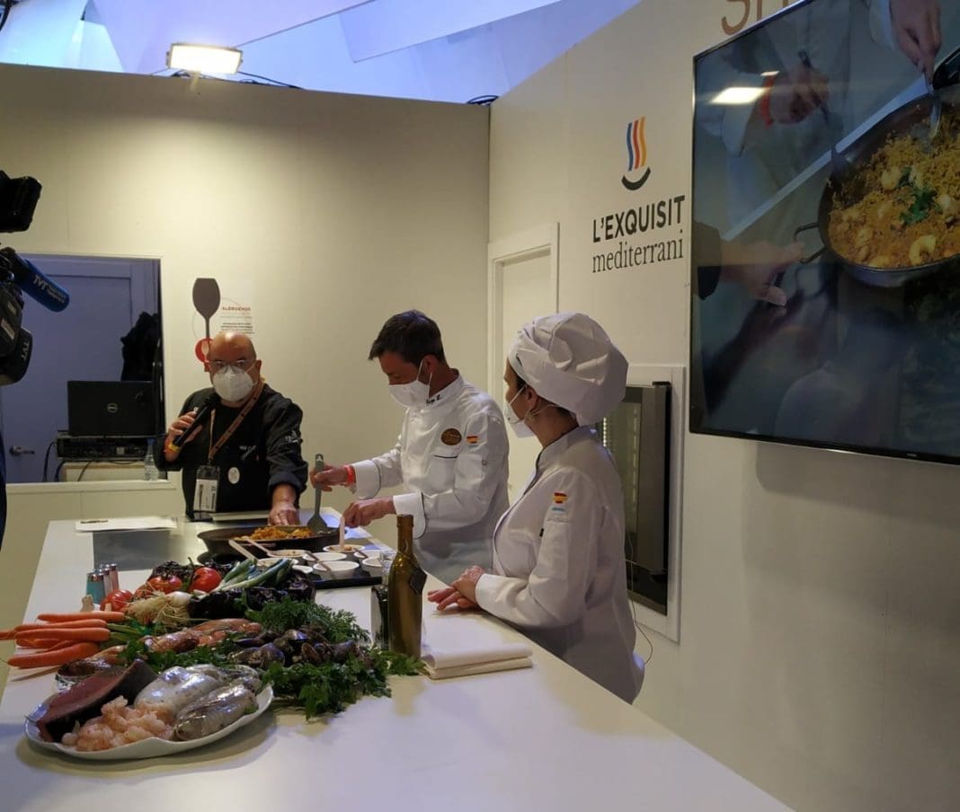 Restaurante Las Cañas showcooking Torrevieja. Fitur 2022. Chef Mónica Fernández Pina