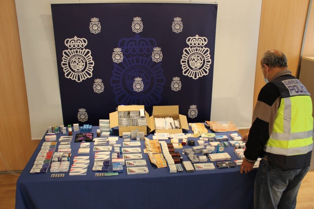 Policía anabolizantes y blanqueo de capitales