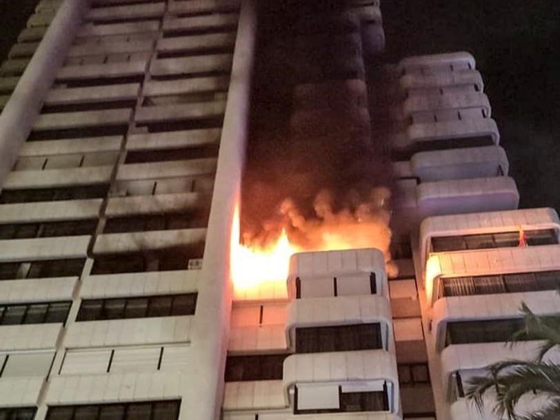 Incendio Benidorm