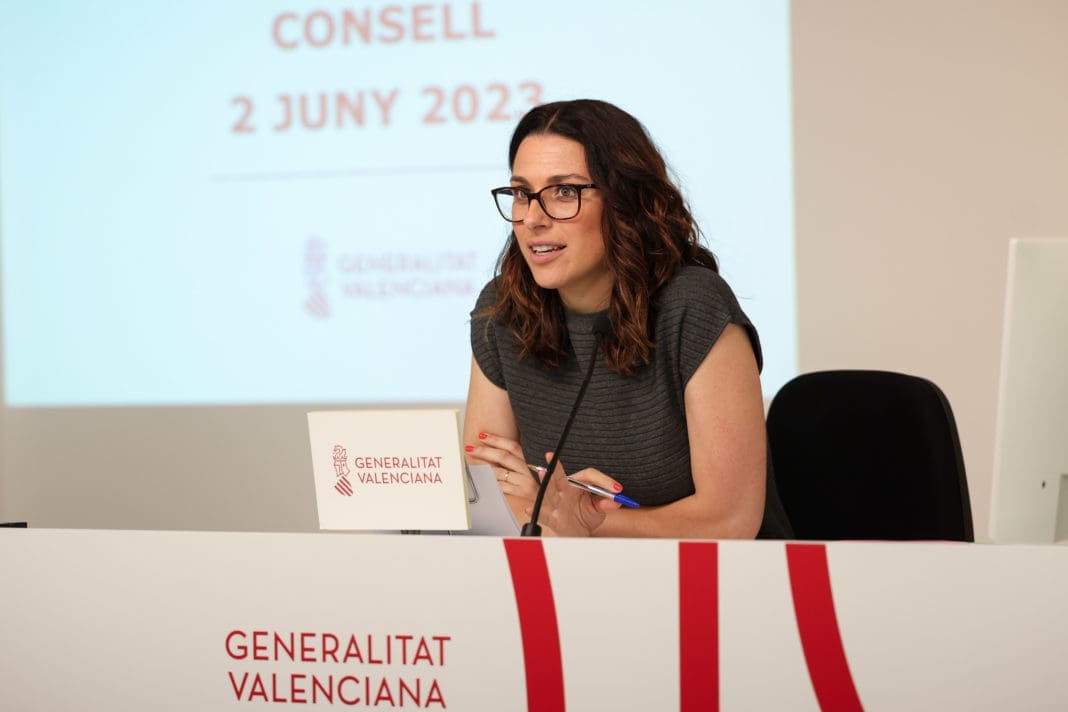 La actual vicepresidenta y portavoz del Consell, Aitana Mas/ GVA