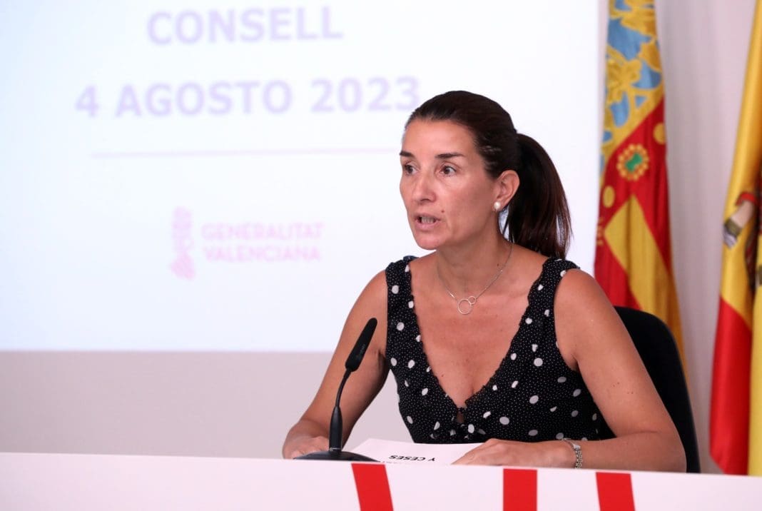 Consellera de Hacienda, Economía y Administración Pública y portavoz del Consell, Ruth Merino/ GVA
