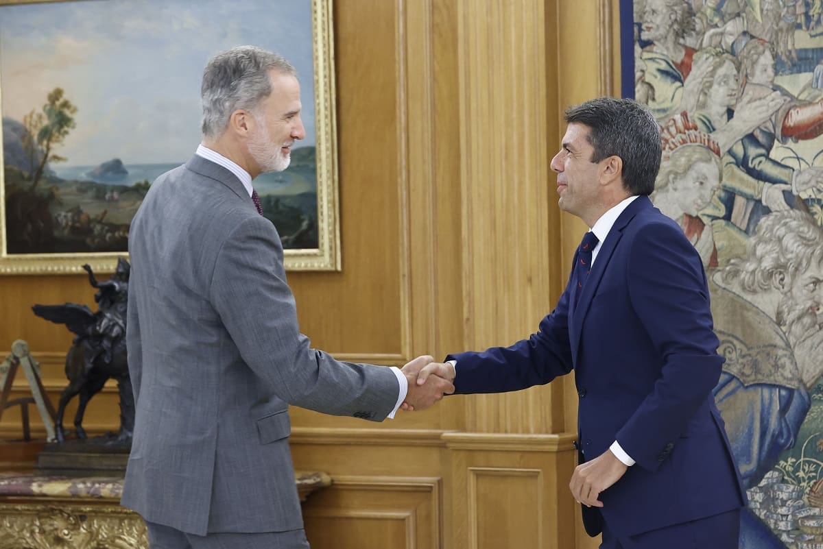 El Rey recibe en audiencia a Carlos Mazón - Diario de Alicante