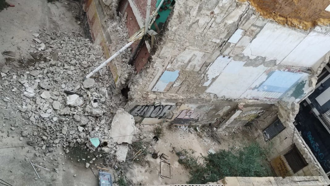 Derrumbe Alicante / AVV Laderas del Benacantil