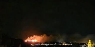 Incendio El Ràfol d'Almúnia