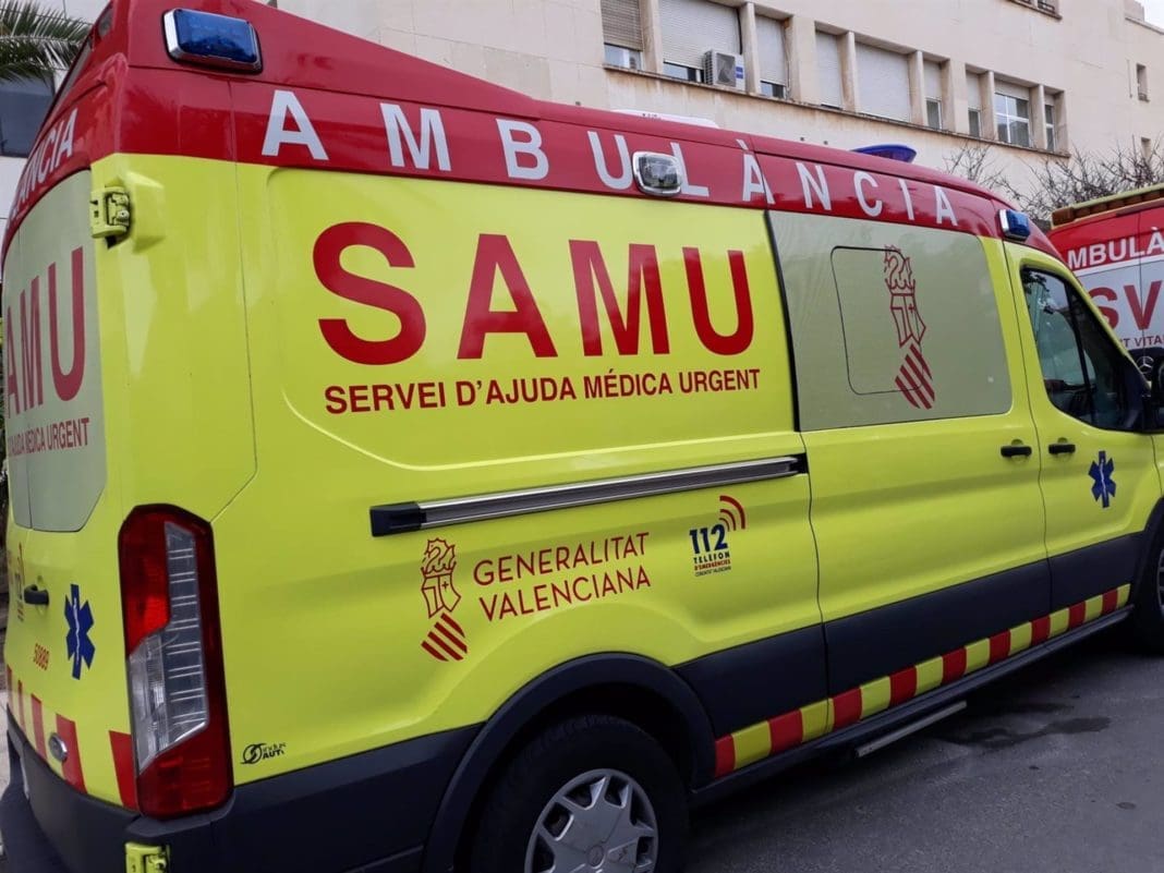 Ambulancia del SAMU en la provincia de Alicante.