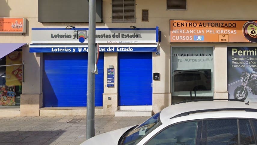 Primer premio de la Lotería Nacional en Orihuela