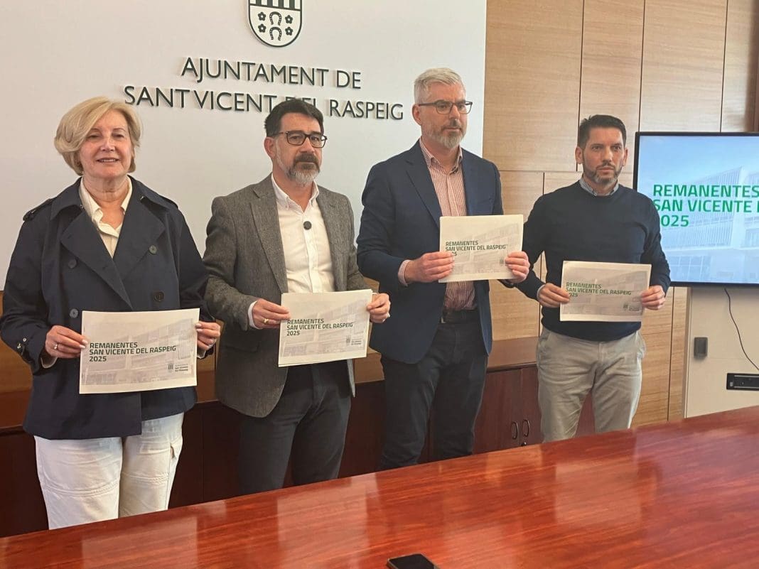 Alcalde y concejales de San Vicente del Raspeig