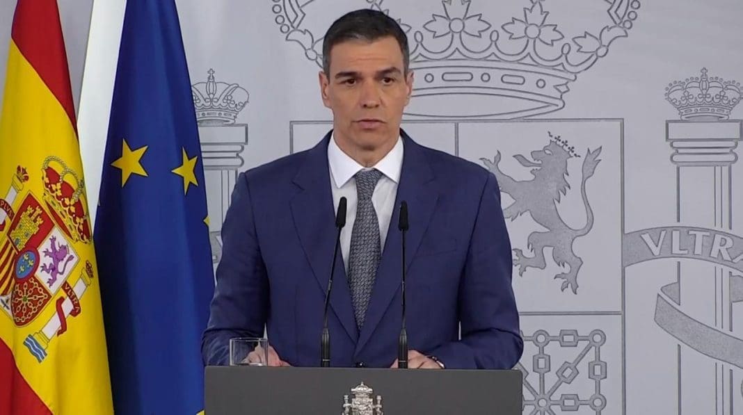 Pedro Sánchez apagon