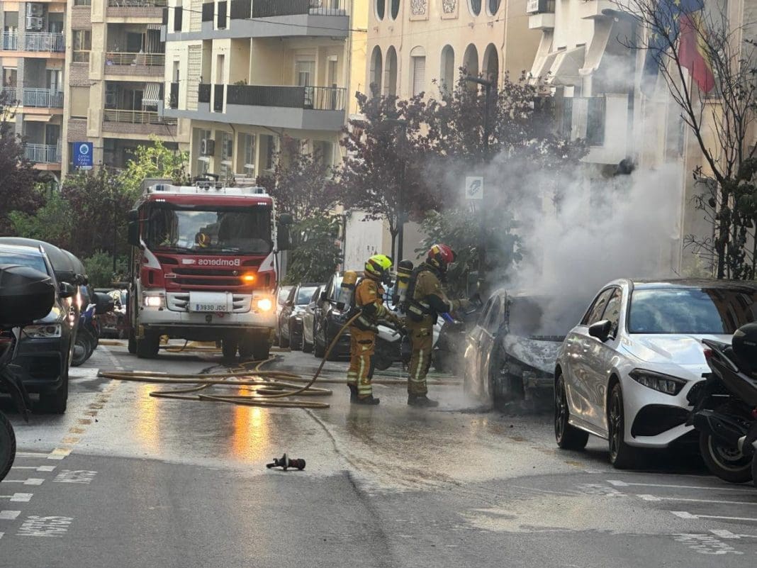 Incendio coche eléctrico Calp