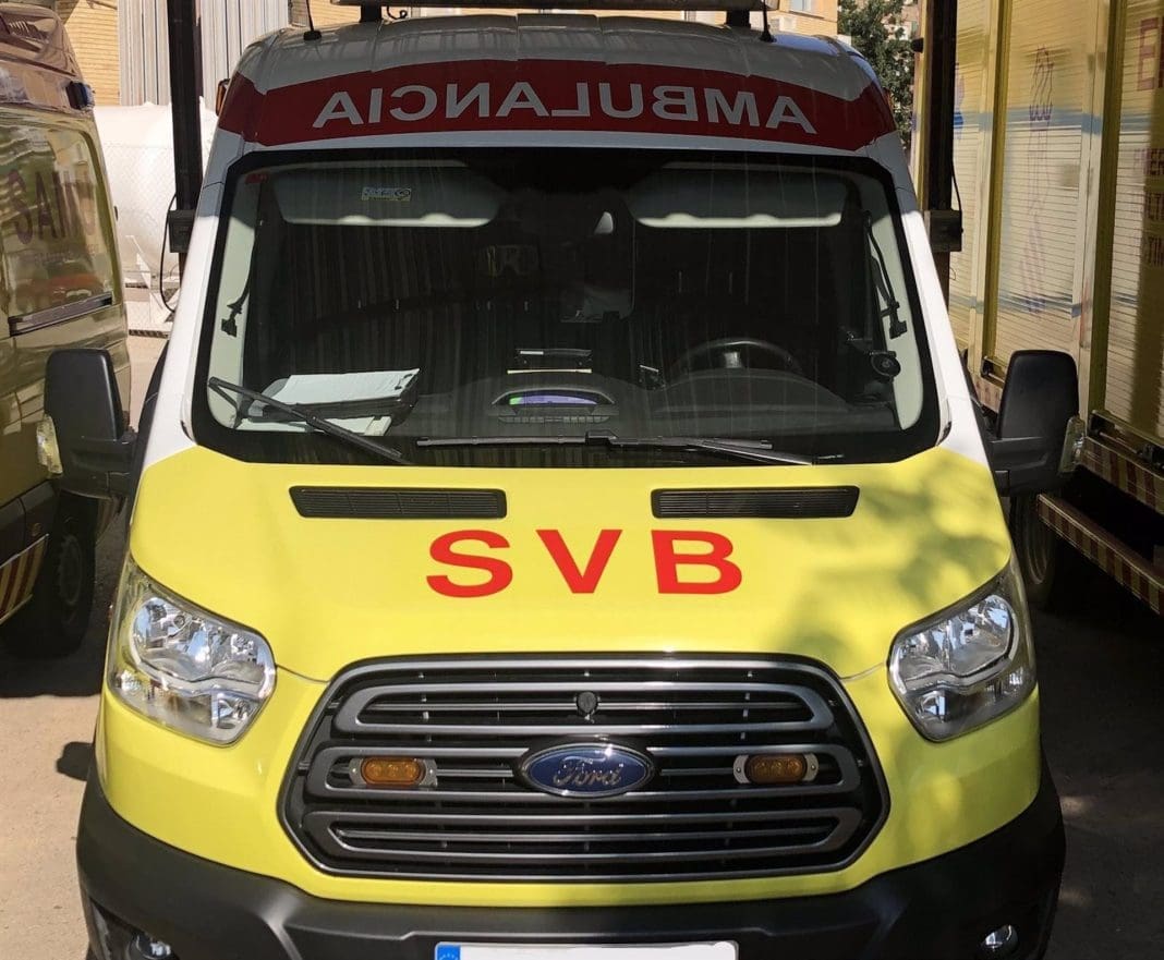 01/10/2020 Una ambulancia de SVB en imagen de archivo POLITICA COMUNIDAD VALENCIANA ESPAÑA EUROPA VALENCIA SALUD CICU