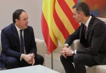 Pérez Llorca alerta a Sánchez del riesgo para el agua en la Comunitat Valenciana si se recorta el trasvase