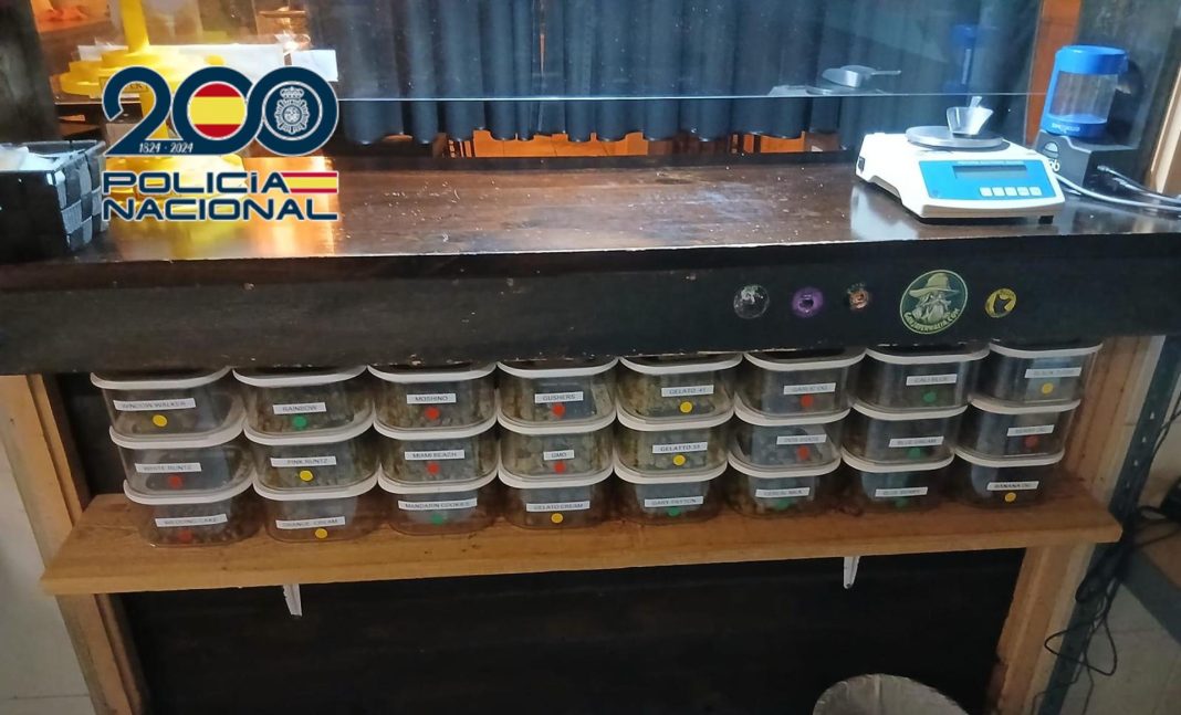 Desmantelado un punto de venta de droga en l'Alfàs del Pi