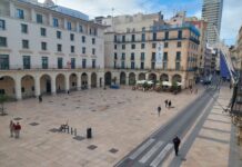 Alicante propone adjudicar los estudios clave para peatonalizar la Plaza del Ayuntamiento