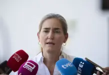 Sara Aagesen visita la base de la BRIF de La Iglesuela, Toledo