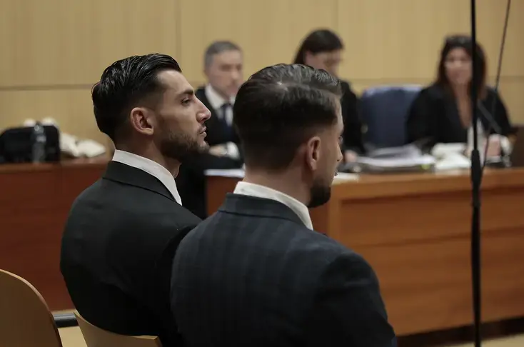 Rafa Mir durante su juicio en la Ciudad de la Justicia de Valencia