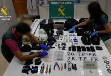 Los registros en Torrevieja destapan objetos de robos a conductores en la AP-7