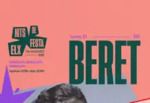 El cartel de una actuación vinculada a la cancelación del concierto de Beret en Elche