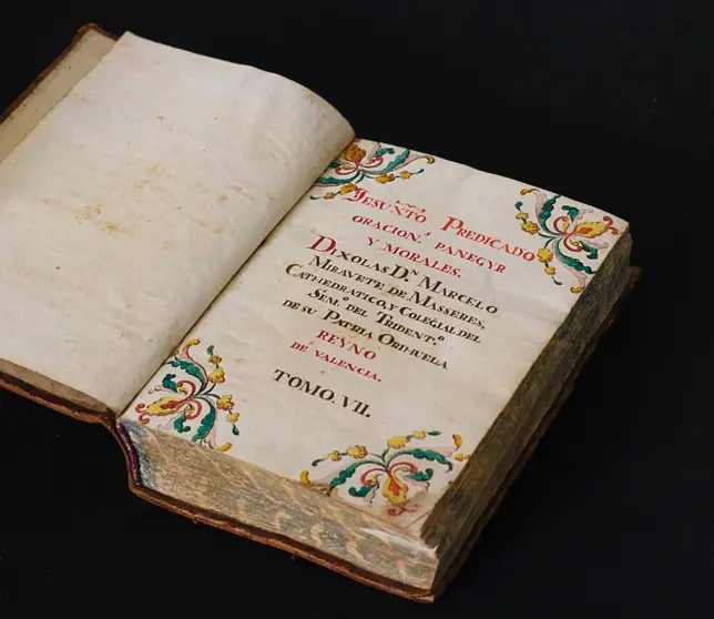 Manuscrito del siglo XVIII recuperado en una imagen facilitada a EFE