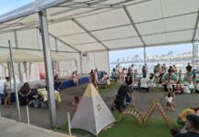 Los juegos infantiles llenan de diversión el puerto de El Campello