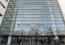 Fachada de la Ciutat de la Justícia