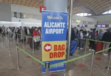 Vista del aeropuerto de Alicante-Elche