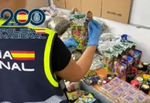 Efectos intervenidos por la Policía Nacional relacionados con marihuana incautada en Alicante