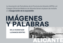 La exposición ‘Imágenes y palabras de la ciudad que llevamos dentro’ regresa al Colegio de Médicos de Alicante
