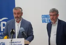 Acto público con participantes en un acto del Partido Popular en la Comunitat Valenciana