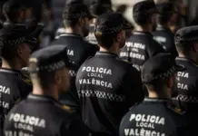 Agentes de la Policía Local de València