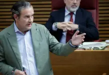 Nando Pastor, síndic del PP en Les Corts Valencianes, en un acto institucional