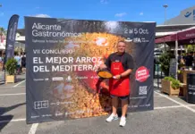 Óscar Torregrosa lleva a la final de Alicante Gastronómica un arroz con sabor a El Campello