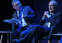 España convierte la experiencia de la dana de 2024 en modelo internacional frente a catástrofes Personas en una conferencia durante un acto sobre respuesta a catástrofes, imagen facilitada por la organización a EFE.