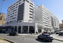 Residencial de VPP Les Naus de Alicante, fachada y edificios