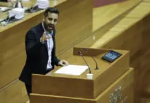 José Muñoz, portavoz del grupo socialista en Les Corts, en una imagen de archivo